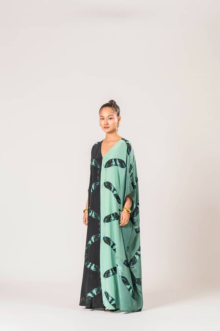 Fluid Kaftan Dress